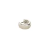 Piercing créole Agatha Anna dodue argent rhodié