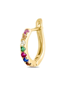 Piercing créole Agatha Colorful doré