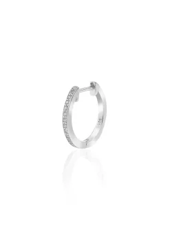 Piercing créole Agatha Criodiam argent empierré