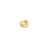 Piercing créole Agatha Laura argent doré oxydes