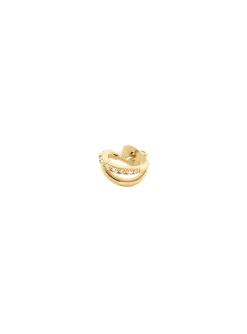 Piercing créole Agatha Laura argent doré oxydes