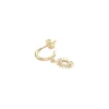Piercing créole Agatha Radiant soleil doré