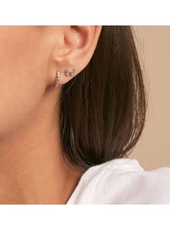 Piercing créole Agatha Tressee argent