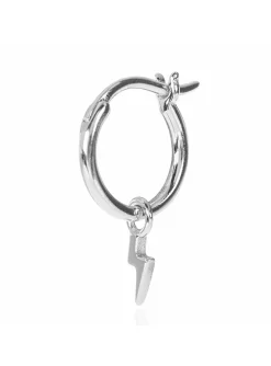 Piercing créole Agathe Tonnerre argent