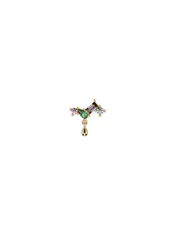 Piercing Les Cadettes Phoenix multicolorelaiton doré