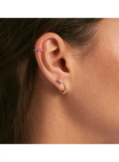 Piercing puce Agatha Amas doré multicolore