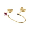 Piercing puce Agatha Beloved fleurs oxydes_x005f_x000D_multicolores
