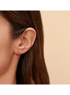 Piercing puce Agatha ear1Daisy doré