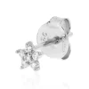 Piercing puce Agatha Flor6 argent oxydes