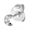 Piercing puce Agatha Lunita argent oxydes