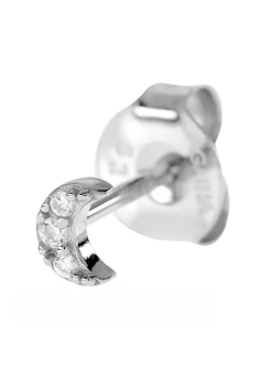 Piercing puce Agatha Lunita argent oxydes