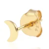 Piercing puce Agatha Miniluna argent doré