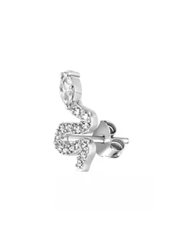 Piercing puce Agatha Snaky argent oxydes