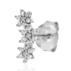 Piercing puce Agatha Trioflor argent oxydes