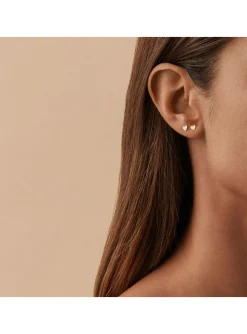Piercing puce Agatha With Love coeur doré