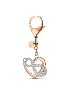 Porte-clés Swarovski Infinity Heart