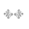 Puces diamants Brillaxis or blanc 18 carats0.50 ct
