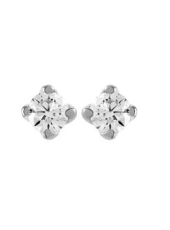 Puces diamants Brillaxis or blanc 18 carats0.50 ct