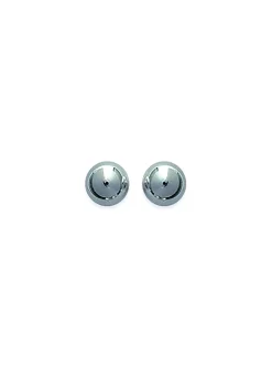 Puces d'oreilles Brillaxis boules argent 6mm