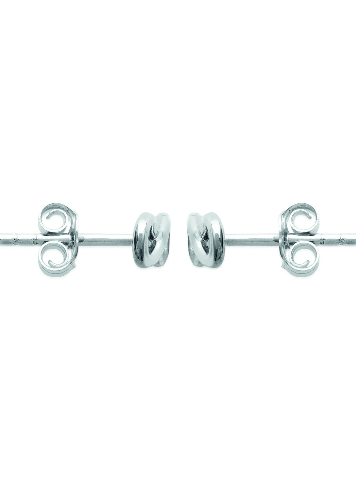 Puces d'oreilles Brillaxis infini argent
