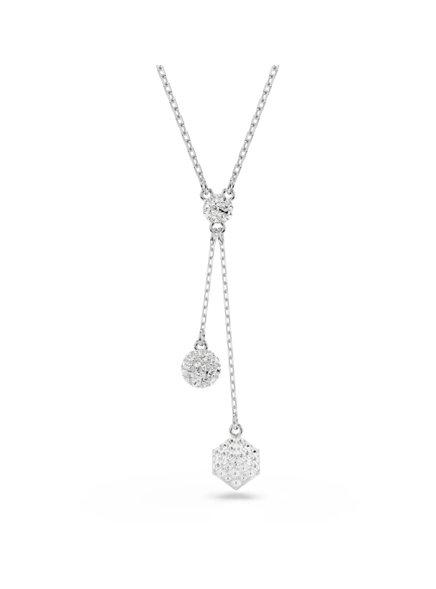 Sautoir Swarovski Dextera sphère et cube