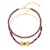 Set bracelets Hipanema Balkan garnet
