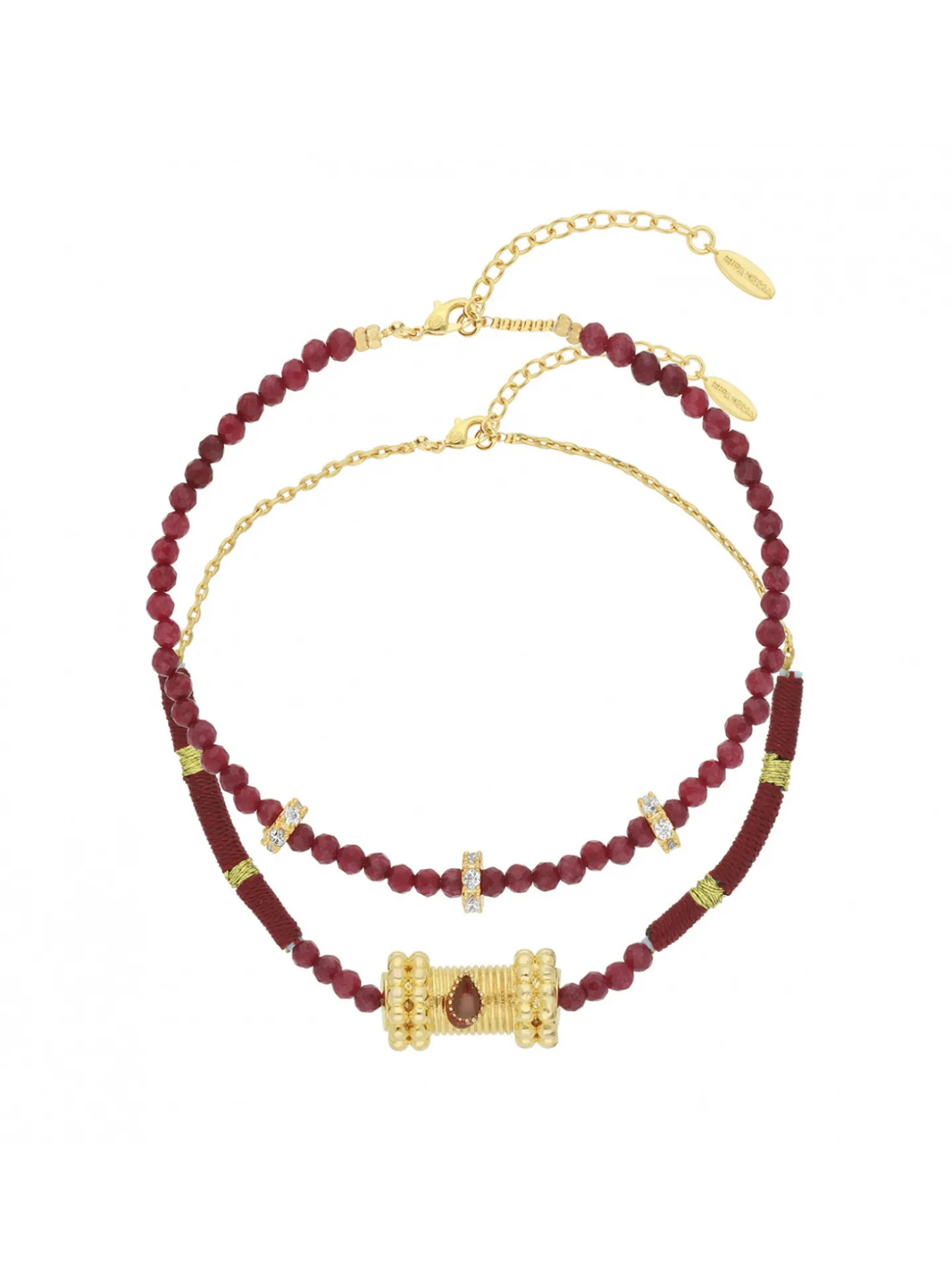 Set bracelets Hipanema Balkan garnet