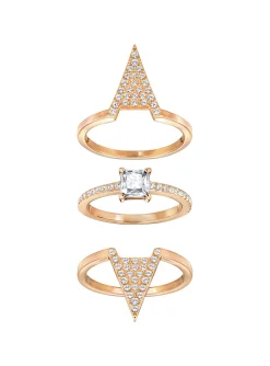 Set de bague Swarovski Funk rosées 50