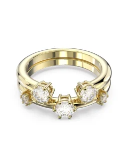 Set de bagues Swarovski Constella doré 50