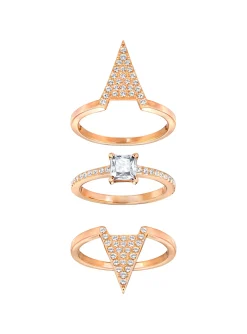 Set de bagues Swarovski Funk rosé 55