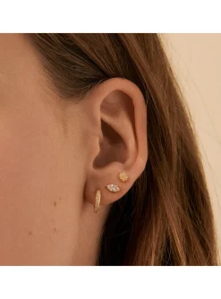 Set de trois piercings puces Agatha Paradis doré