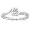 Solitaire Brillaxis tourbillon oxyde de zirconium