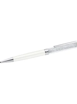 Stylo à bille Swarovski Crystalline blanc