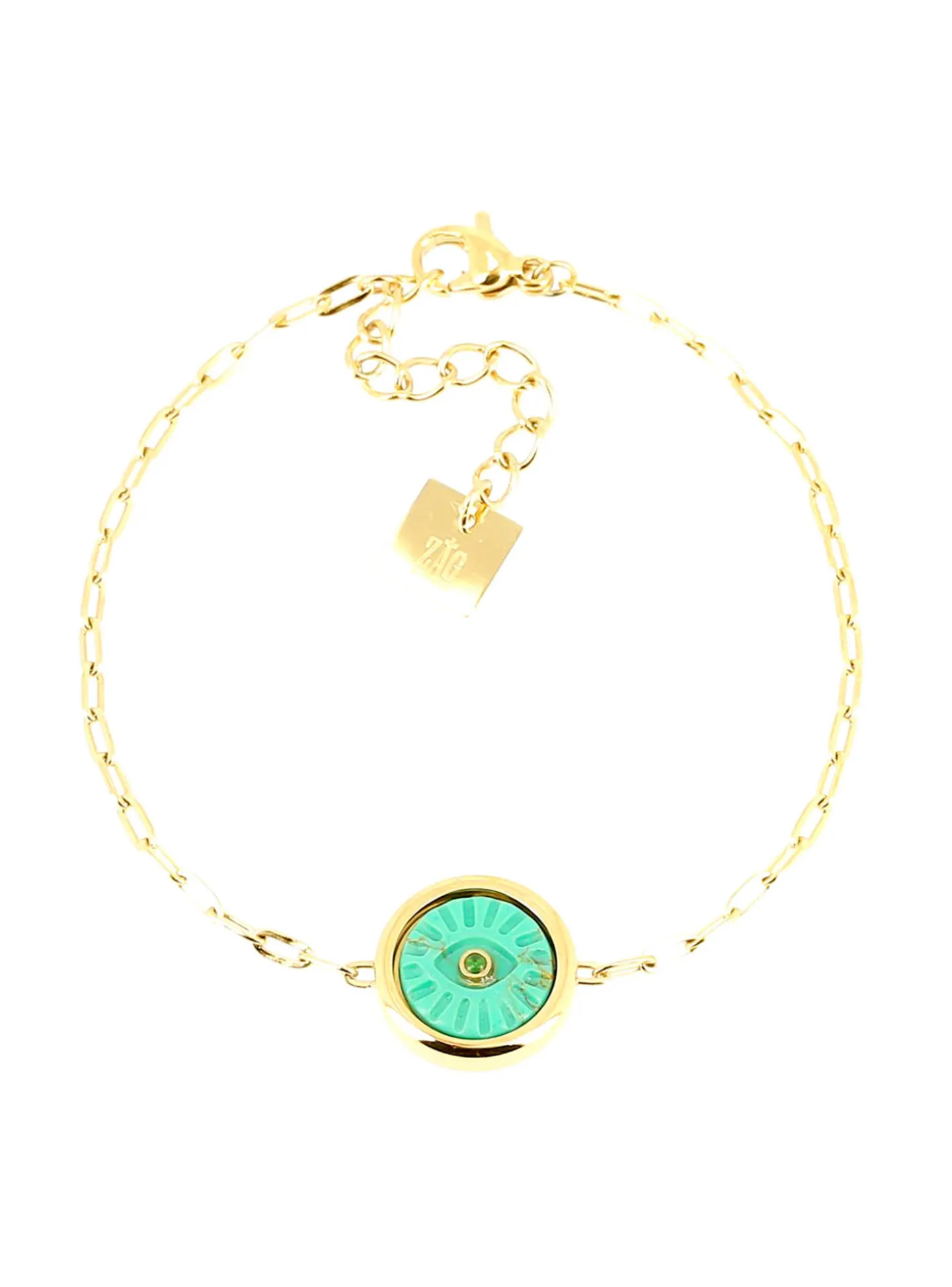 Vracelet Zag Bijoux Simple turquoise